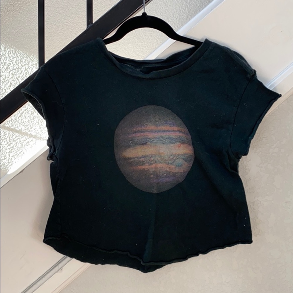 Cropped Planet Tee
